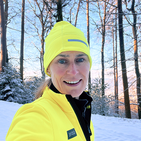 Janine beim Training